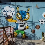 Brasile. Rio de janeiro, Lavori in corso nei pressi dello Stadio Mario Filho meglio noto come Maracanà che il 13 luglio 2014 ospiterà la finale dei Mondiali di Calcio.