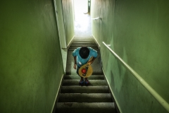 Brasile. Rio de janeiro, Grajaù. Associazione Beneficiente AMAR, organizzazione che lavora con bambini, adolescenti e giovani in situazione di rischio personale e sociale.