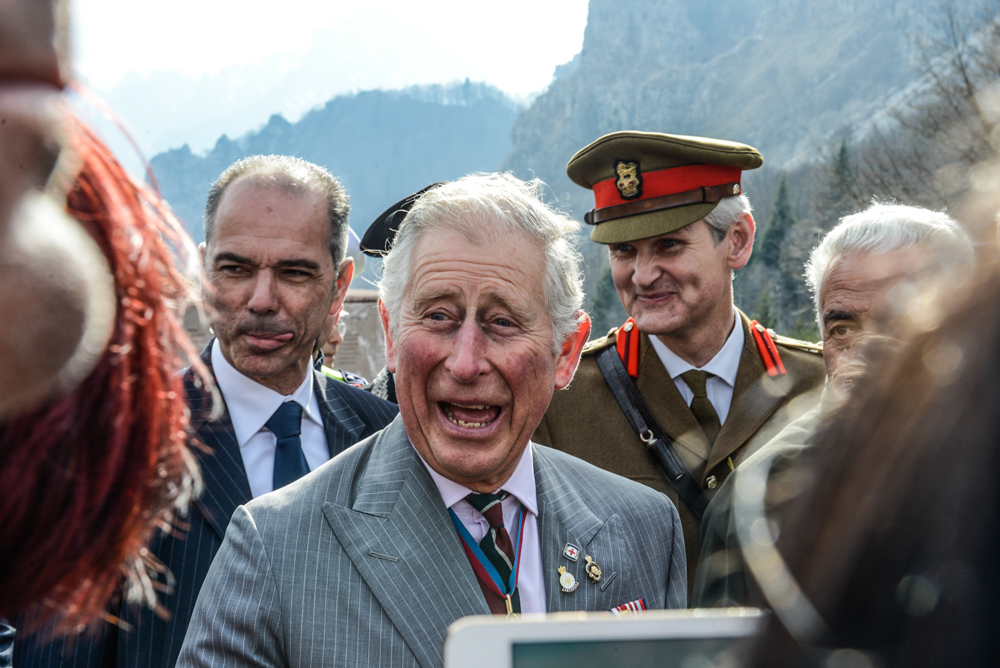 Visita del Reale d'Inghilterra,il principe Carlo