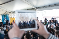 Campo San Martino, Padova, Italia2015. Lega Nord. Salvini e Zaia Partecipano all'inaugurazione del nuovo quartierecentro di marsangoAi "bambini di Beslan"
